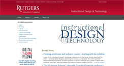 Desktop Screenshot of idt.camden.rutgers.edu