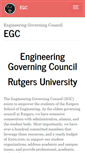 Mobile Screenshot of egc.rutgers.edu