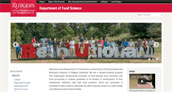 Desktop Screenshot of foodsci.rutgers.edu
