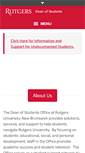 Mobile Screenshot of deanofstudents.rutgers.edu