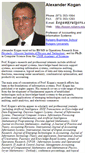 Mobile Screenshot of kogan.rutgers.edu