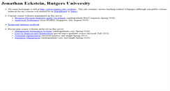 Desktop Screenshot of eckstein.rutgers.edu