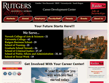 Tablet Screenshot of cdc.newark.rutgers.edu
