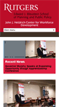 Mobile Screenshot of heldrich.rutgers.edu
