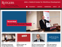 Tablet Screenshot of heldrich.rutgers.edu