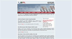 Desktop Screenshot of lsm.rutgers.edu