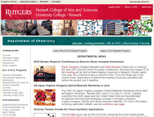 Tablet Screenshot of chemistry.rutgers.edu