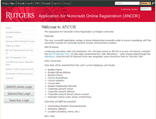 Tablet Screenshot of ancor.rutgers.edu