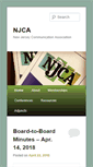Mobile Screenshot of njca.rutgers.edu