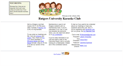 Desktop Screenshot of karaoke.rutgers.edu