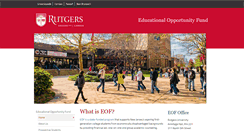 Desktop Screenshot of eof.camden.rutgers.edu