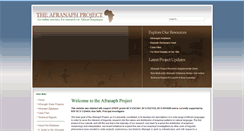 Desktop Screenshot of africananaphora.rutgers.edu