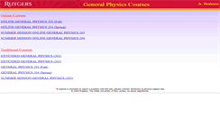 Desktop Screenshot of general.physics.rutgers.edu