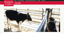 Desktop Screenshot of farmtours.rutgers.edu