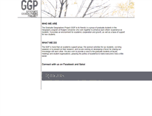 Tablet Screenshot of ggp.rutgers.edu