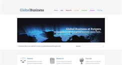 Desktop Screenshot of globalbusiness.rutgers.edu