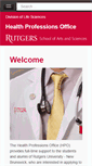 Mobile Screenshot of hpo.rutgers.edu