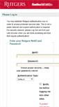 Mobile Screenshot of cas.rutgers.edu