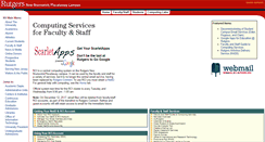 Desktop Screenshot of apcs.rutgers.edu