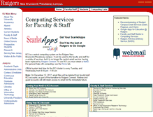 Tablet Screenshot of apcs.rutgers.edu