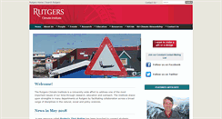 Desktop Screenshot of climatesociety.rutgers.edu