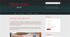 Desktop Screenshot of aiche.rutgers.edu