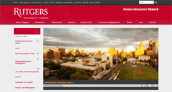Desktop Screenshot of hr.newark.rutgers.edu