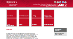 Desktop Screenshot of lgbt.newark.rutgers.edu