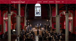 Desktop Screenshot of kirkpatrickchapel.rutgers.edu