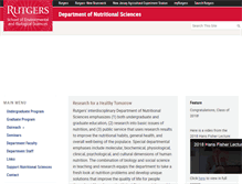 Tablet Screenshot of nutrition.rutgers.edu