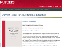 Tablet Screenshot of constitutionallitigation.rutgers.edu