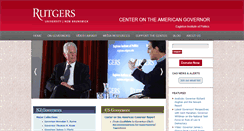 Desktop Screenshot of governors.rutgers.edu