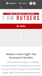 Mobile Screenshot of i-am.rutgers.edu