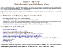 Tablet Screenshot of biomath.rutgers.edu