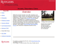 Tablet Screenshot of anxietyclinic.rutgers.edu