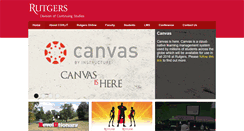 Desktop Screenshot of onlinelearning.rutgers.edu