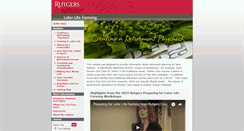 Desktop Screenshot of laterlifefarming.rutgers.edu