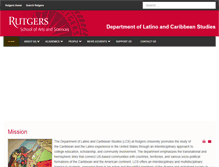 Tablet Screenshot of latcar.rutgers.edu