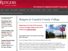Tablet Screenshot of camdencc.rutgers.edu