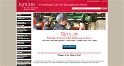 Desktop Screenshot of golfturf.rutgers.edu