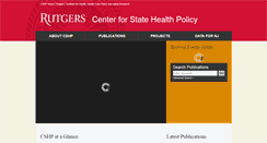 Desktop Screenshot of cshp.rutgers.edu