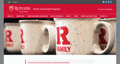 Desktop Screenshot of parents.rutgers.edu