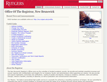 Tablet Screenshot of nbregistrar.rutgers.edu
