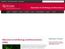 Tablet Screenshot of cbn.rutgers.edu