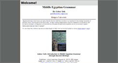 Desktop Screenshot of egypt-grammar.rutgers.edu