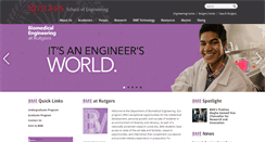 Desktop Screenshot of bme.rutgers.edu