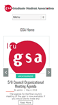 Mobile Screenshot of gsa.rutgers.edu