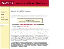 Tablet Screenshot of nacada.rutgers.edu